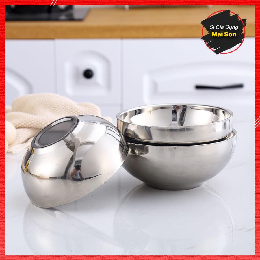 Bát Inox 304 Cách Nhiệt Cho Bé Chất Liệu Inox Không Gỉ An Toàn Dễ Vệ Sinh Kích Thước 16cm