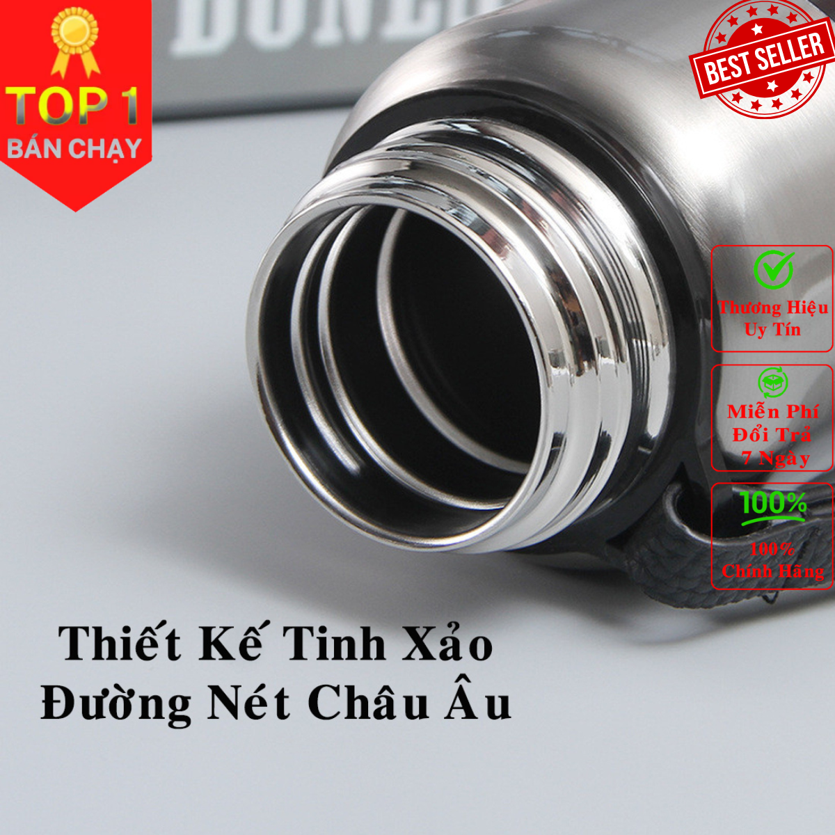 bình giữ nhiệt 1500ml, bình giữ nhiệt 1000ml, bình giữ nhiệt đi học, bình giữ nhiệt cute DoDoDios - chất liệu inox 304 an toàn tuyệt đối - Chính hãng DoDoDios