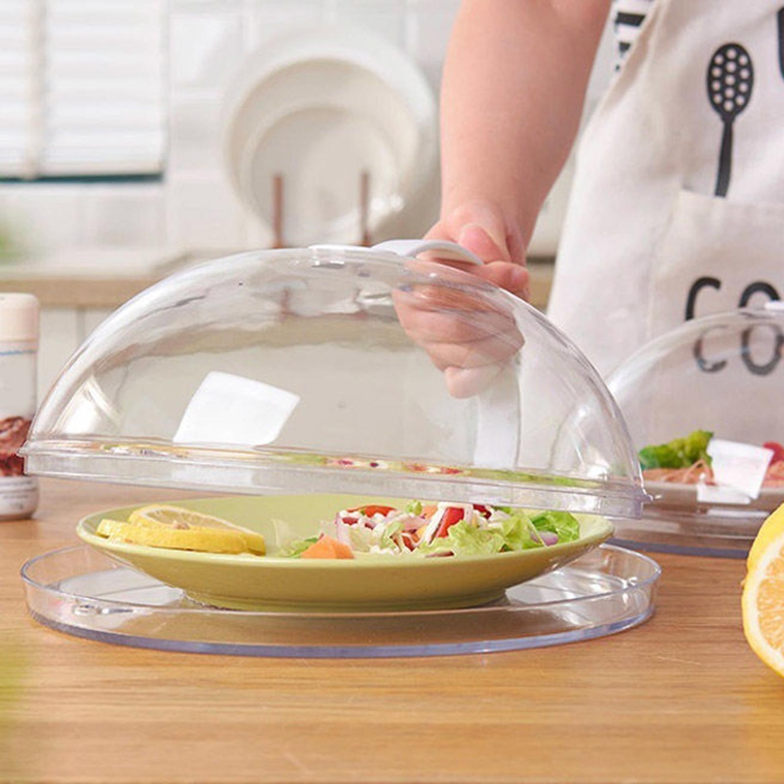 Microwave Food Cover Food Splatter Guard Heat Resistant Microwave Cover Lid Transparent Microwave Plate Cover Oil-proof Cover Fresh-keeping Cover