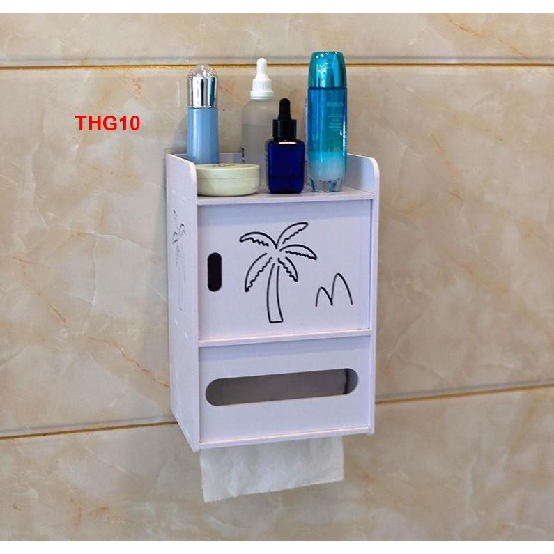 Tủ Đựng Khăn Giấy Dán Tường Nhà Tắm Tiện Dụng