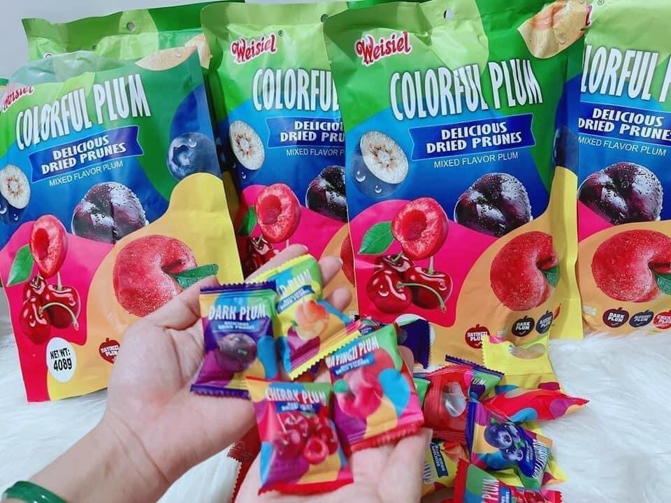 Ô Mai Mix Colorful Plum Gói 408gr
