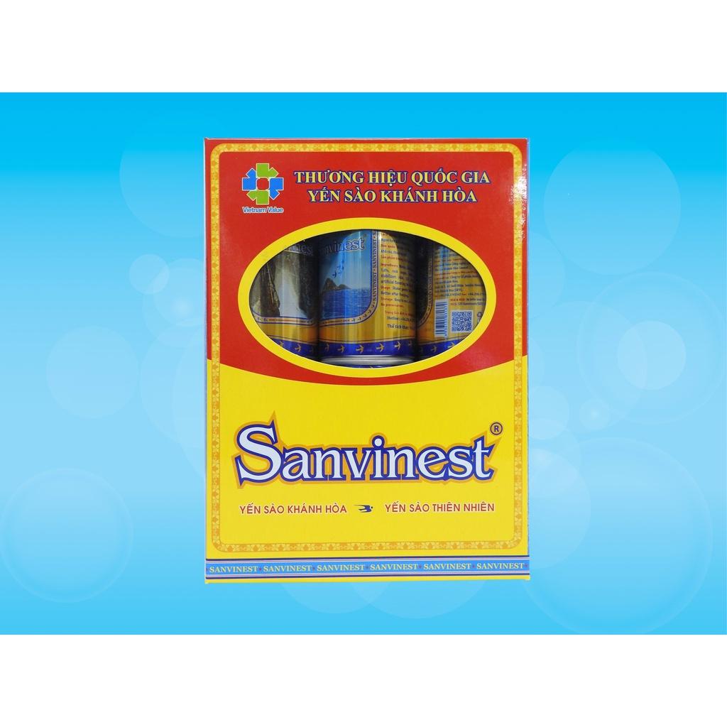 [Combo 10 hộp]Nước Yến sào Sanvinest Khánh Hòa đóng lon 190ml, hộp 6 lon