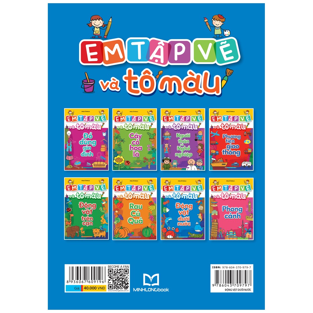 Sách Em Tập Vẽ Và Tô Màu