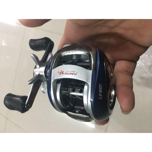 Bộ cần câu lure máy ngang 2m1 và phụ kiện như hình
