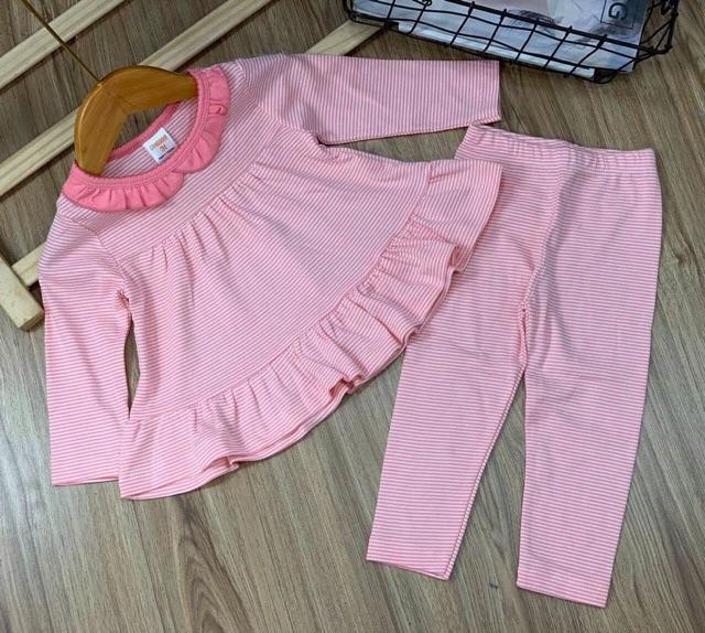 BỘ DÀI BÈO THUN BOZIP SIZE 8-23 KÝ ĐỒ BỘ TRẺ EM