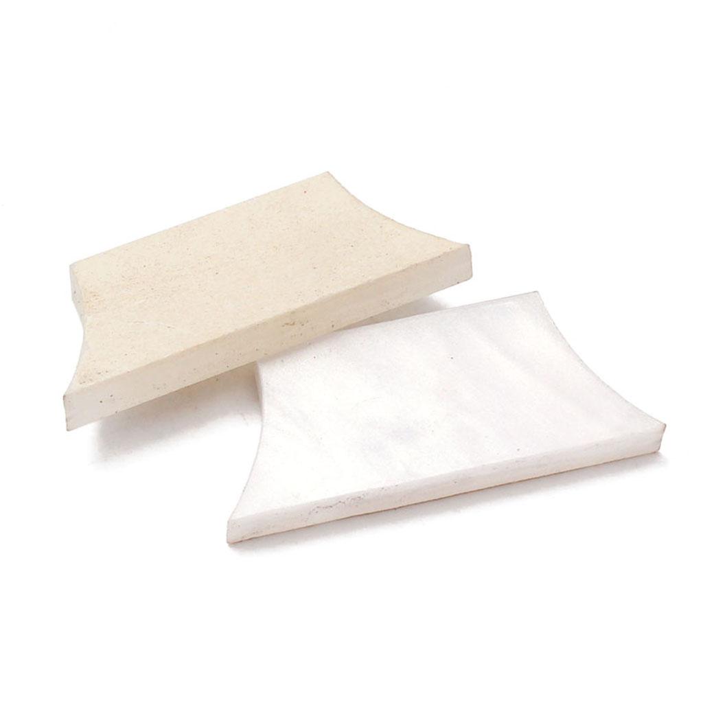 White Mother of Pearl Shell Guitar Block Fingerboard Fretboard Markers Inlay Material Set 1.5mm/0.05'' Thickness