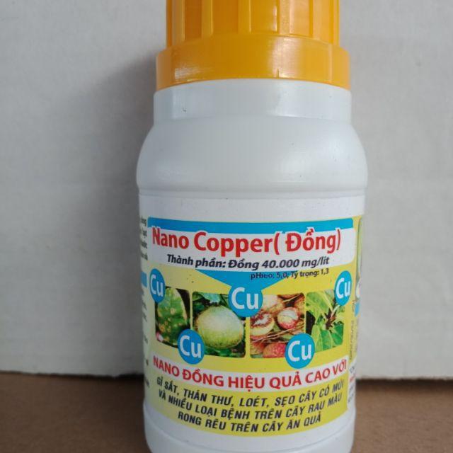 Phân bón vi lượng Nano Copper chai 100 ma