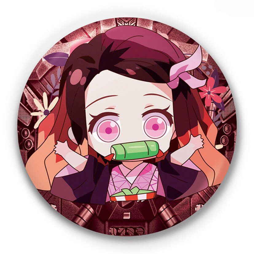 Set 9 huy hiệu Kimetsu no Yaiba Thanh gươm diệt quỷ