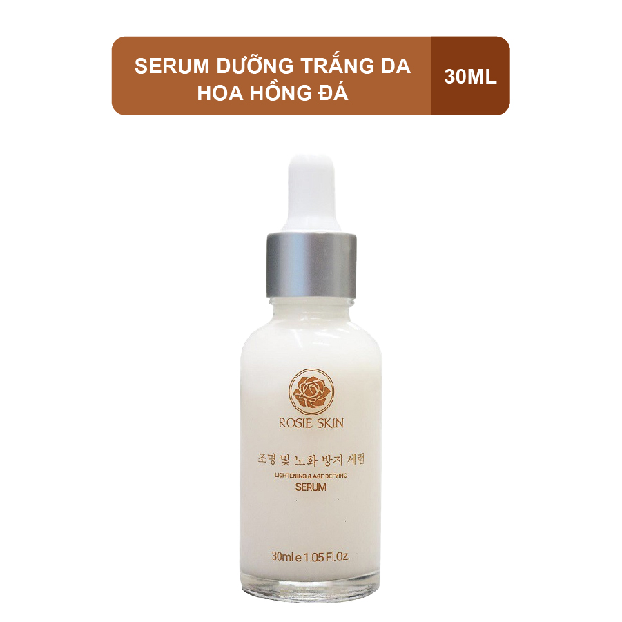 Tinh Chất Serum Dưỡng Ẩm Làm Sáng Da Rosie Skin Chiết Xuất Hoa Hồng Đá Lightening & Age Defying Serum 30ml