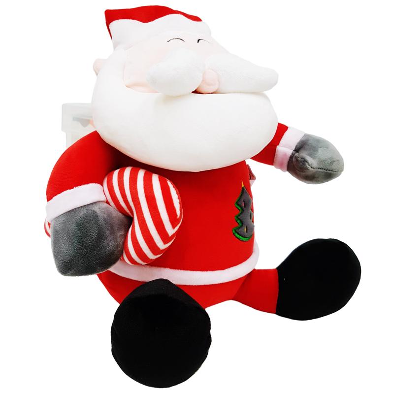 Thú Nhồi Bông Ông Già Noel Mặc Áo Thêu 35 cm - ZooZoo 50210