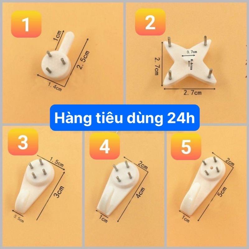 Móc đinh đóng tường treo tranh, vật dụng gia đình