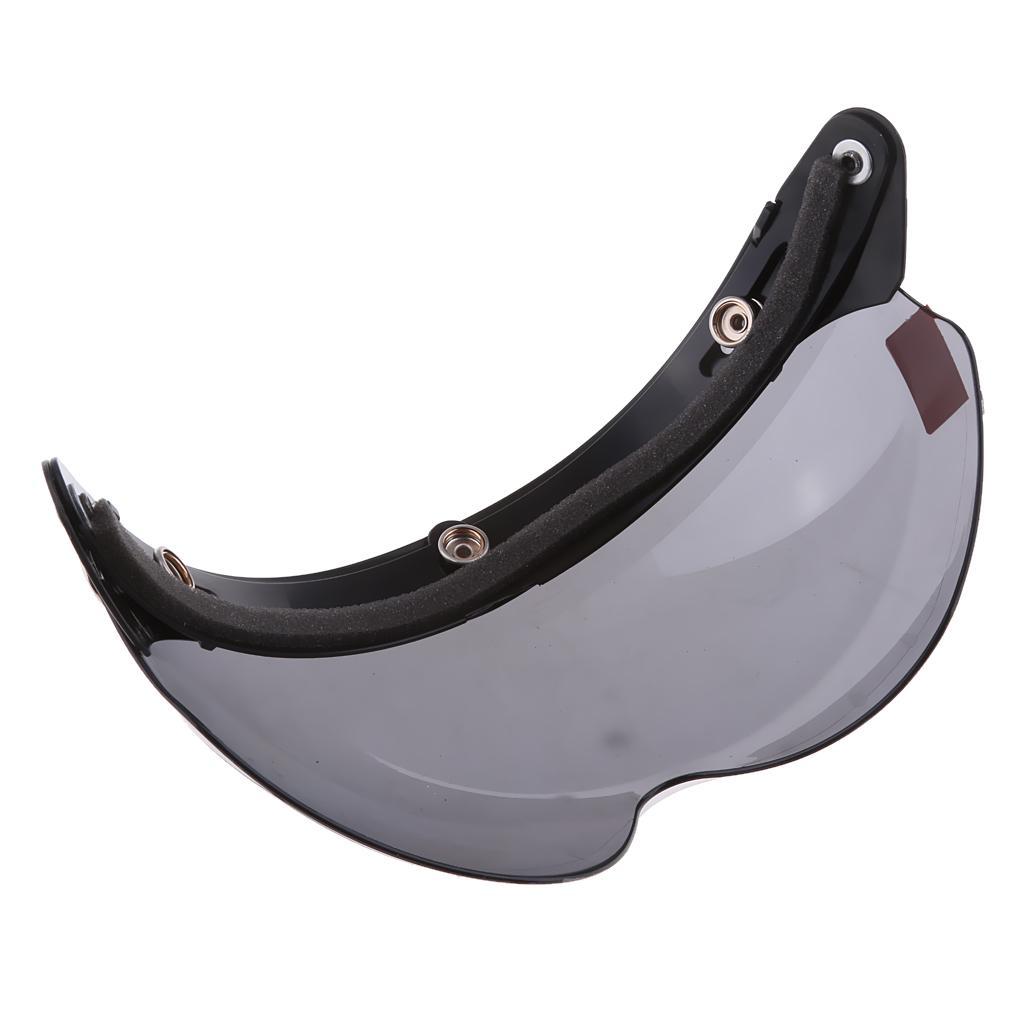 3/4 Open Face Scooter Motorcycle  Visors Grey