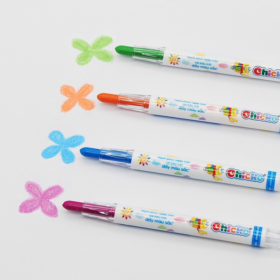 Bút sáp màu xoay Twist Crayon 24 màu hộp