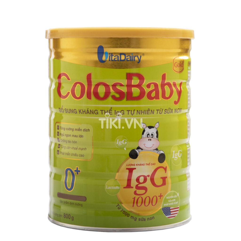 Sữa Bột VitaDairy ColosBaby Gold 0+ (800g)