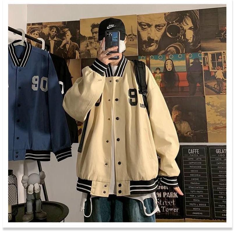 ÁO KHOÁC DÙ NAM BOMBER NAM FORM RỘNG