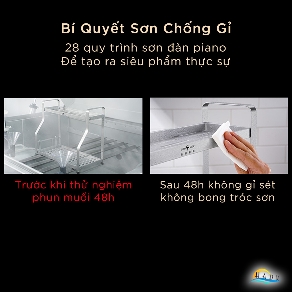 Kệ Đựng Gia Vị Nhà Bếp 2 Tầng Cao Cấp Đạt Chất Lượng Đức SSGP