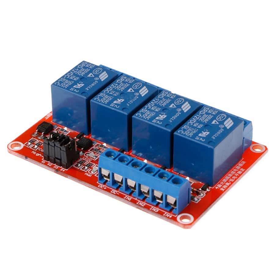 Module Relay 12VDC 4 Kênh H/L