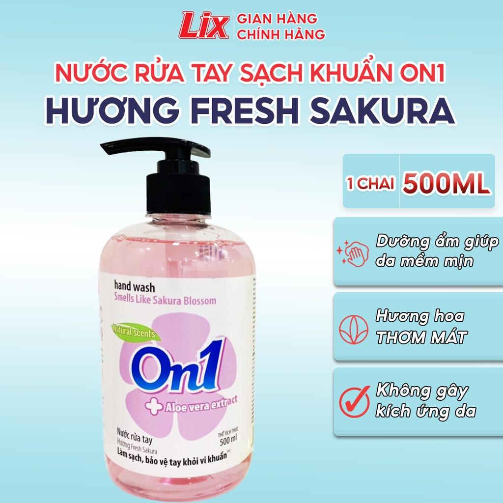 Nước rửa tay sạch khuẩn 500ml hương Fresh Sakura - RT506 - Lixco Việt Nam