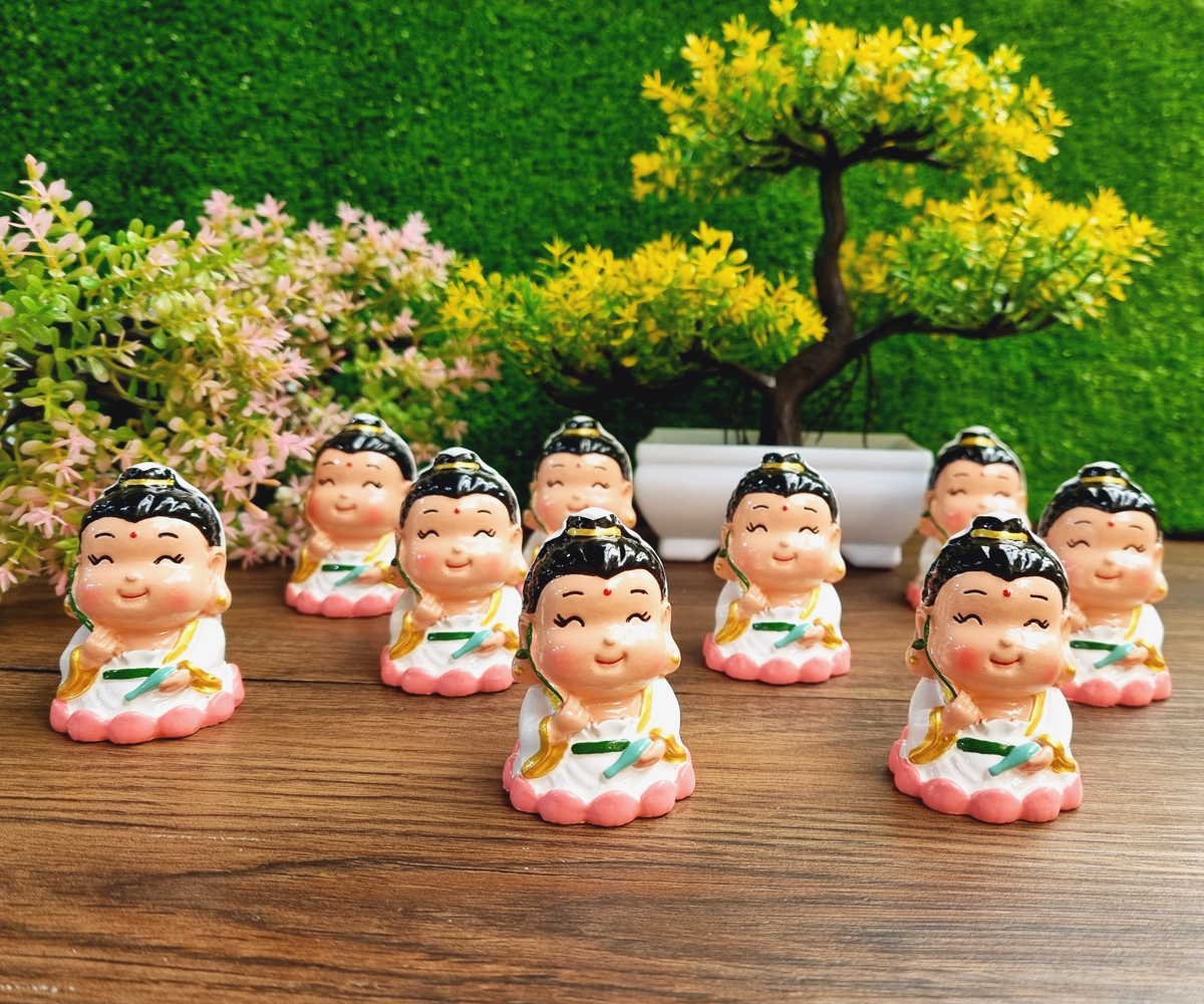 Tượng chibi Quan Âm Bồ Tát 6cm