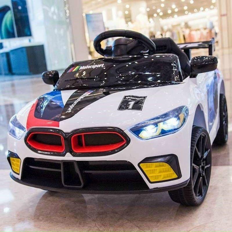 Xe điện cho bé xe ô tô điện trẻ em có điều khiển từ xa cho bé gái bé trai BMW