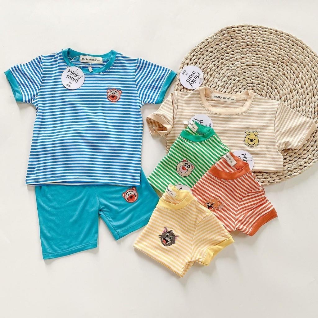 Bộ Cộc Tay Cho Bé FREE SHIP Bộ Minky Mom Cộc Tay TOM&JERRY cho bé trai bé gái, chất thun lạnh cao cấp siêu mềm mát .