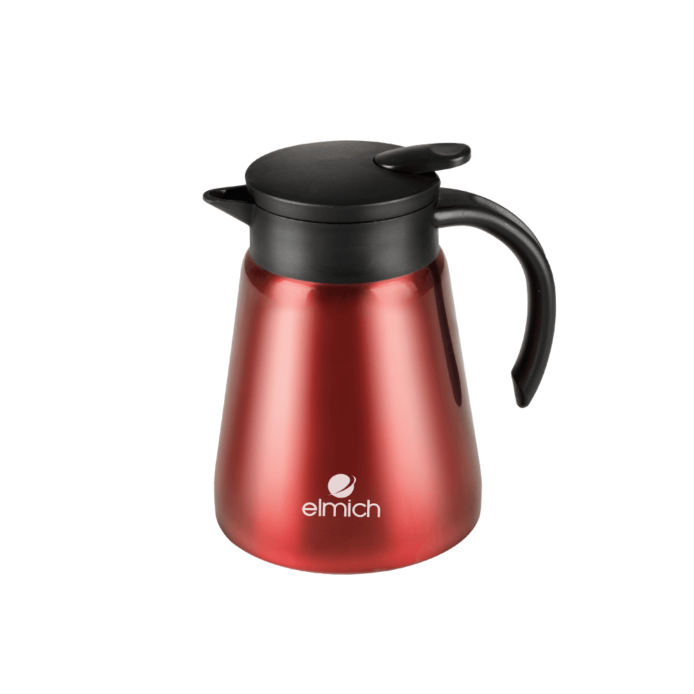 Bình giữ nhiệt gia đình Elmich EL8298 900ml, Hàng chính hãng, inox 304, có lõi lọc pha trà, pha cà phê - JoyMall