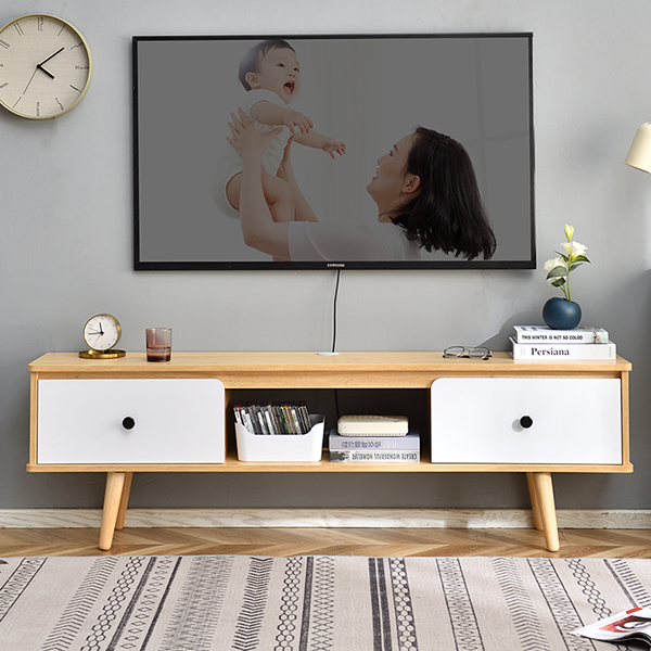 Kệ tivi đơn giản bằng gỗ công nghiệp