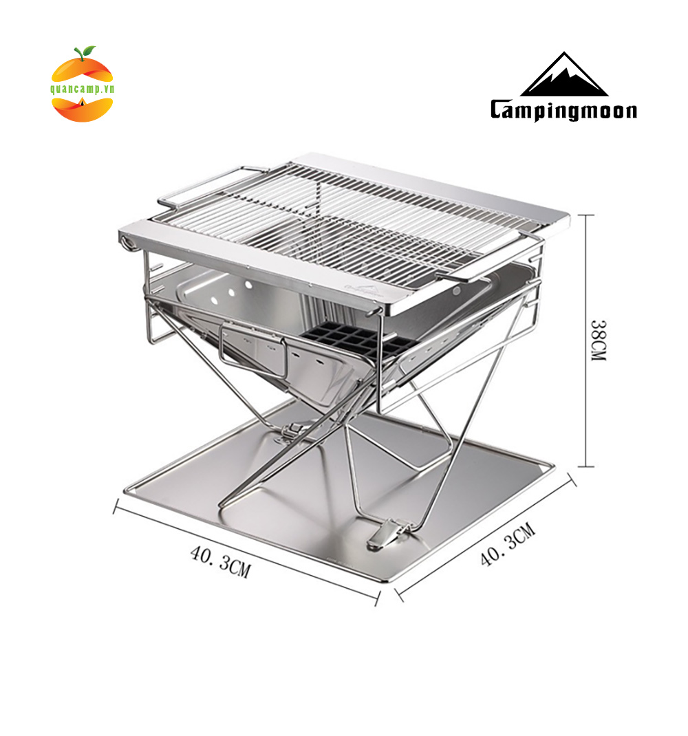 Bếp nướng dã ngoại xếp gọn Campingmoon MT-045