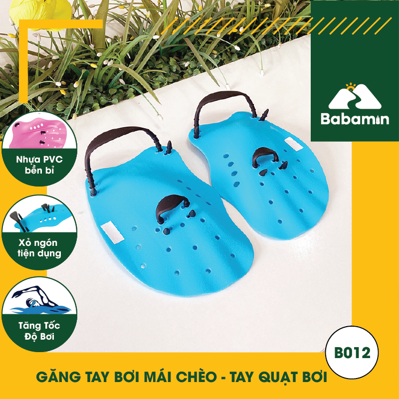 Tay Bơi Mái Chèo Đeo Tay – Găng Tay Bơi – Tay Quạt Bơi Siêu Tốc – B012