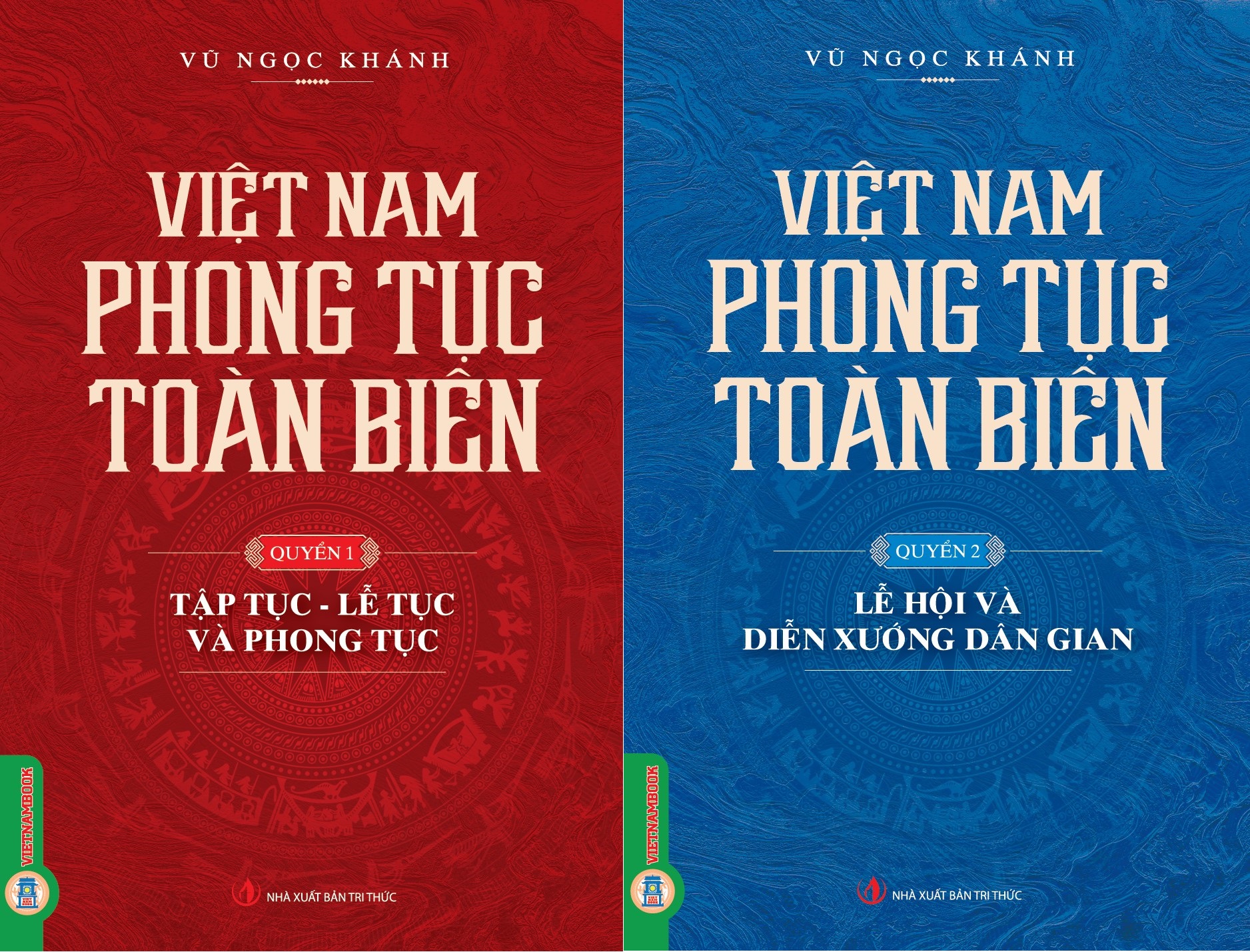 BỘ 2 TẬP VIỆT NAM PHONG TỤC TOÀN BIÊN - Vũ Ngọc Khánh - Vietnambook