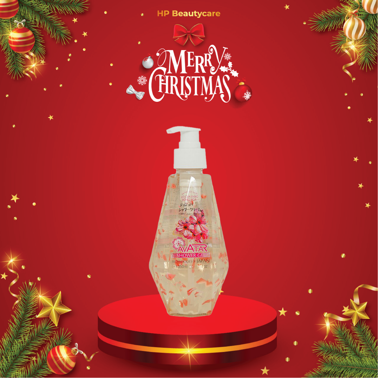 Sữa Tắm Nước Hoa Tươi Jojoba Avatar Shower Gel Chai 350ml