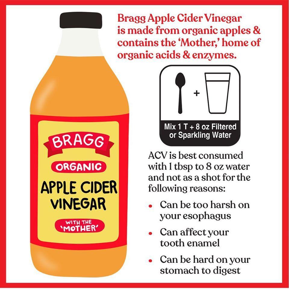 Giấm Táo Hữu Cơ Bragg Organic Apple Cider Vinegar 946ml