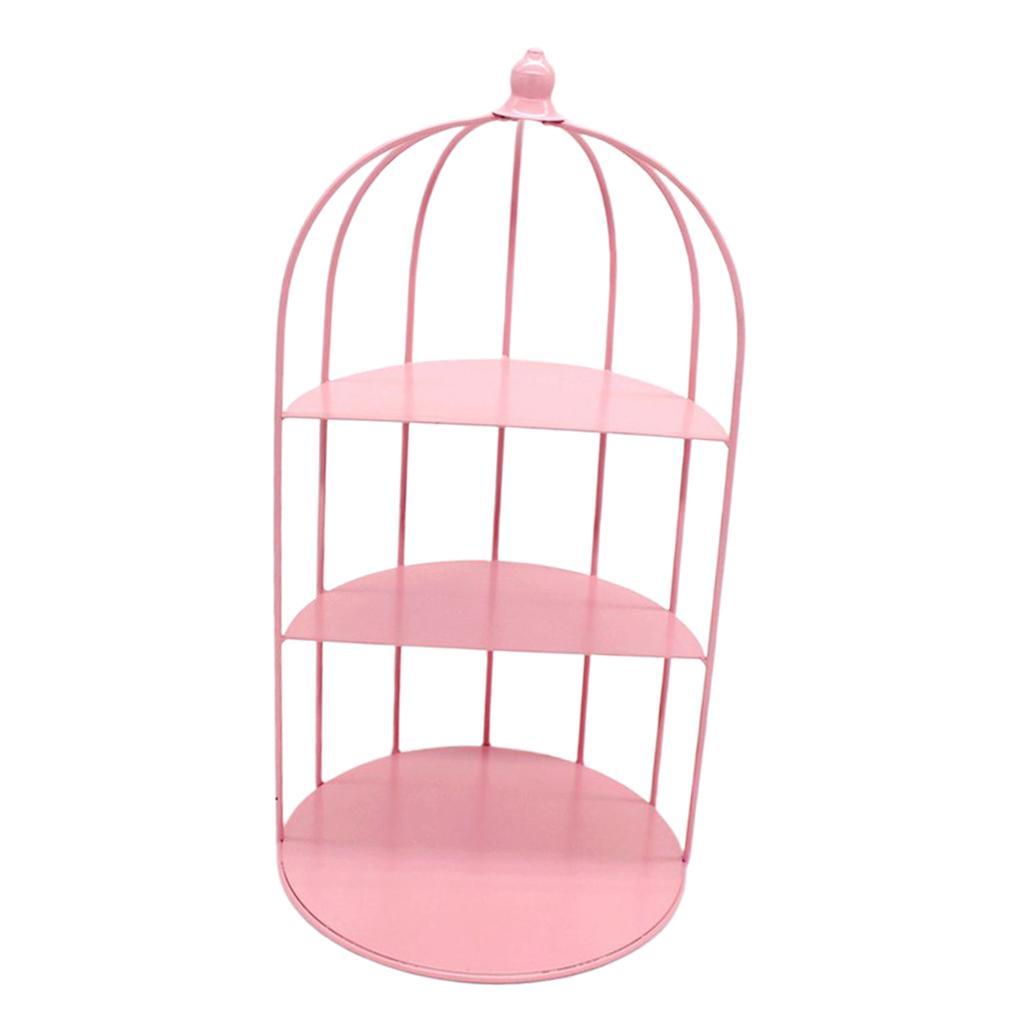 3 Tier Bird Cage Shaped Wedding Party Dessert Stands-Cupcake Stand
