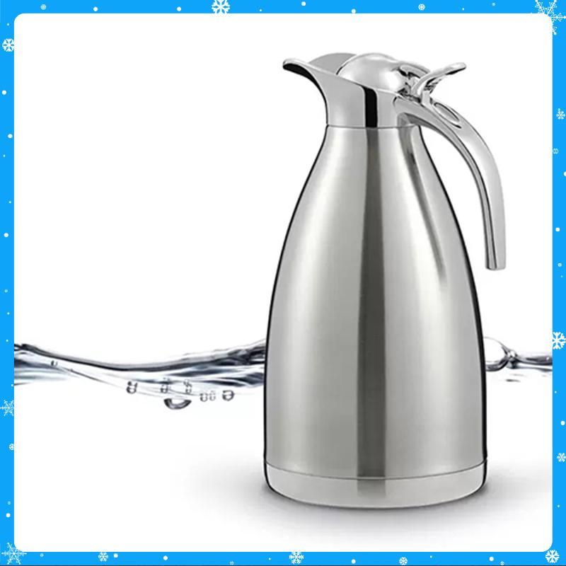 Bình inox 2L đựng nước giữ nhiệt , bình giữ nhiệt có quai. - Hàng Chất Lượng