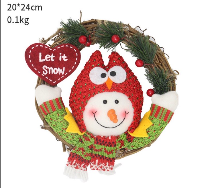 Vòng Nguyệt quế trang trí NOEL kích thước 20cm