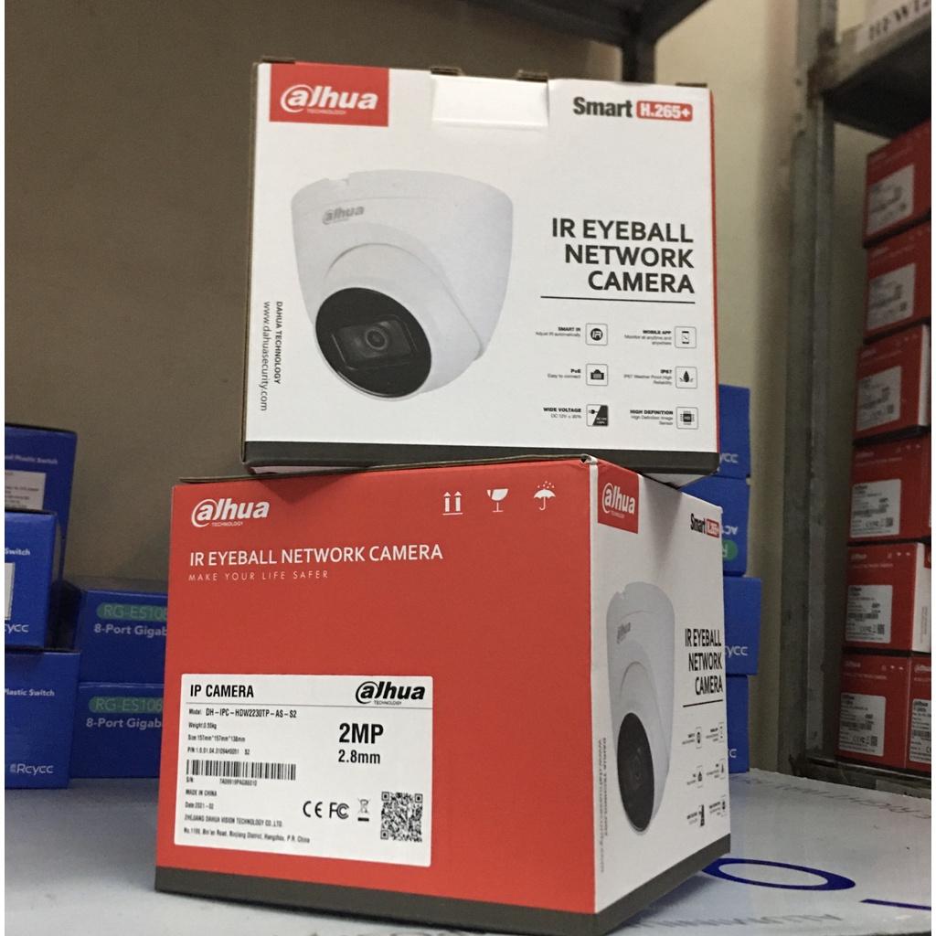 Camera IP bán cầu Dahua HDW2230TP-AS-S2 và, HDW2231TP, HDW2431TP, HDW2531TP, HDW2831TP-AS-S2 tích hợp Mic,IP67 - Hàng Chính Hãng