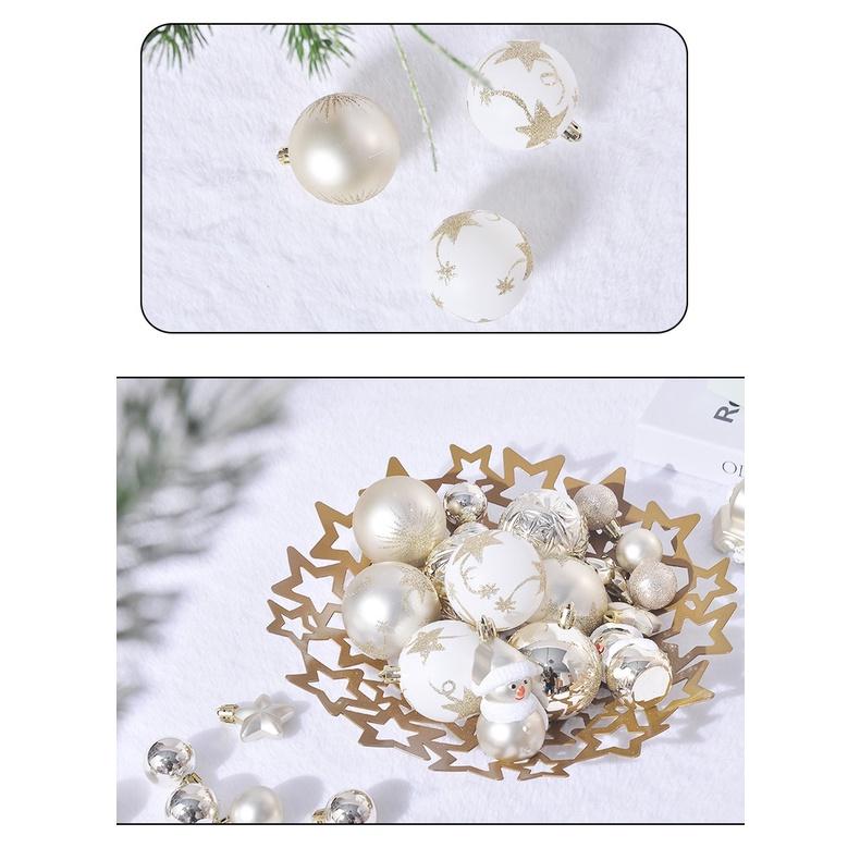 Phụ kiện trang trí cây thông Noel 70pcs Christmas Ornaments Holiday Home Party Decorat