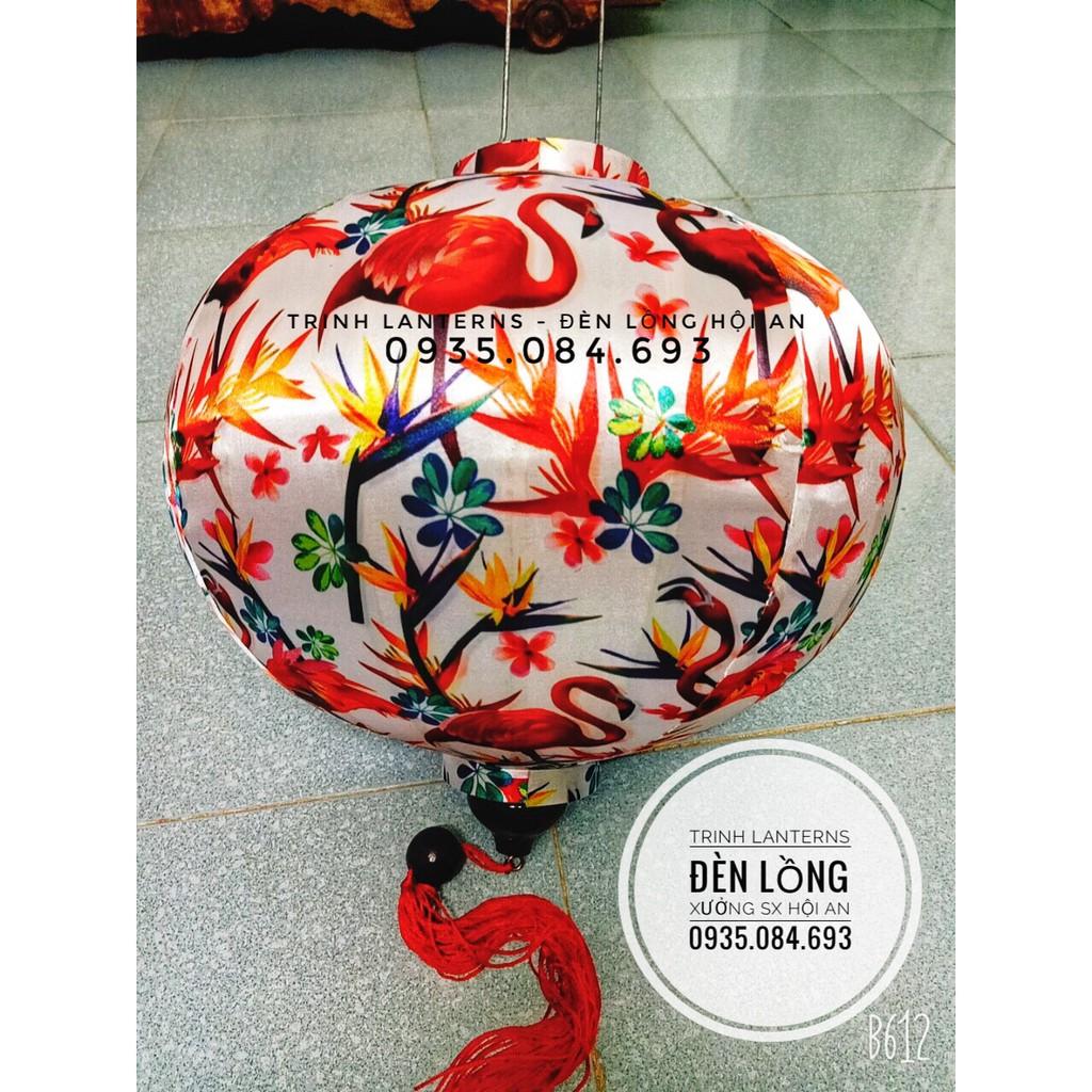 Đèn Lồng Hội An ️ Phi Họa Tiết 3D Cực Bền ️ Size 60CM/ 45CM. Tròn, Tỏi