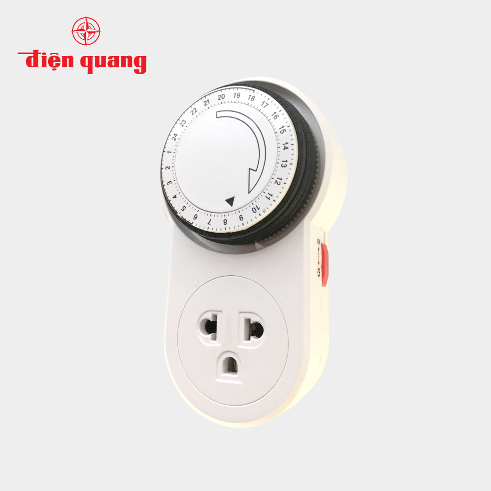 Ổ cắm hẹn giờ Điện Quang ĐQ ESK MT06 WBL 13