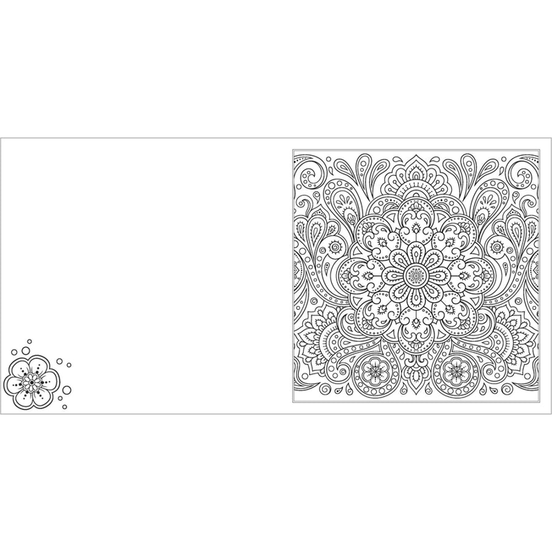 Sách Happy Thoughts - Breathe & Bloom Colouring Book