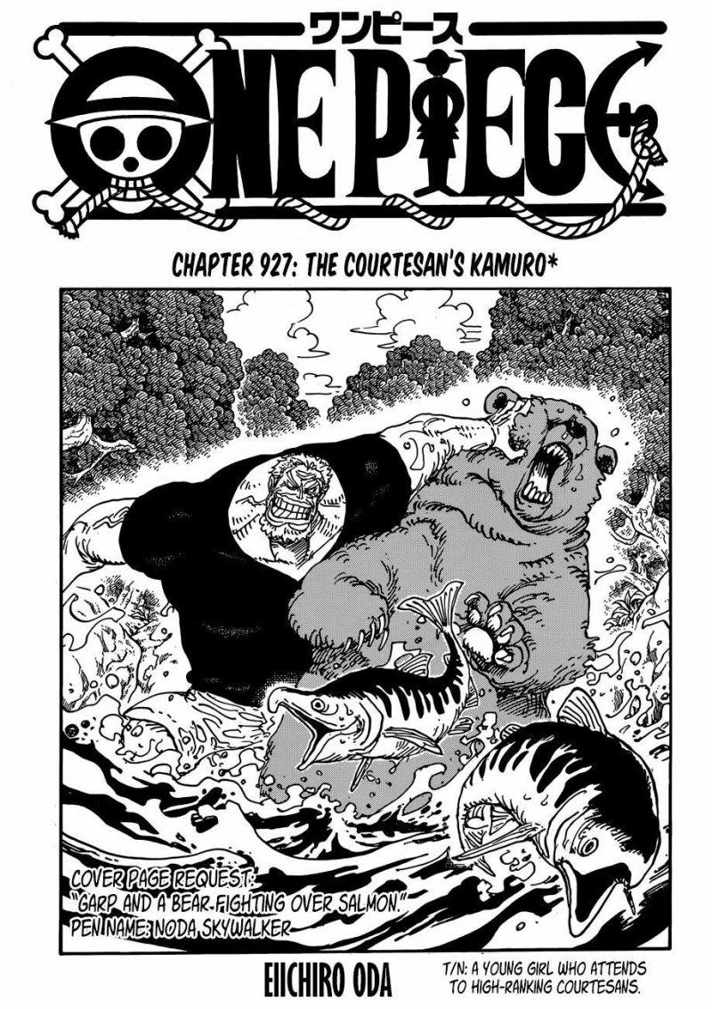 đảo hải tặc - one piece chapter 927 1