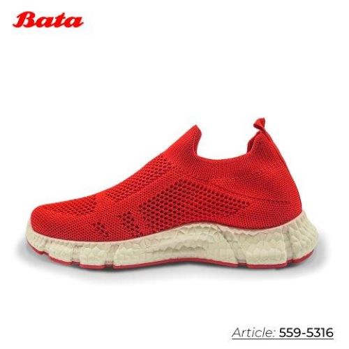 Giày sneaker nữ màu đỏ Thương hiệu Bata 559-5216