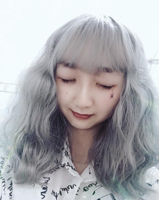 Tóc giả nguyên đầu xù sóng   ️ nguyên đầu xù lỡ tặng kèm lưới