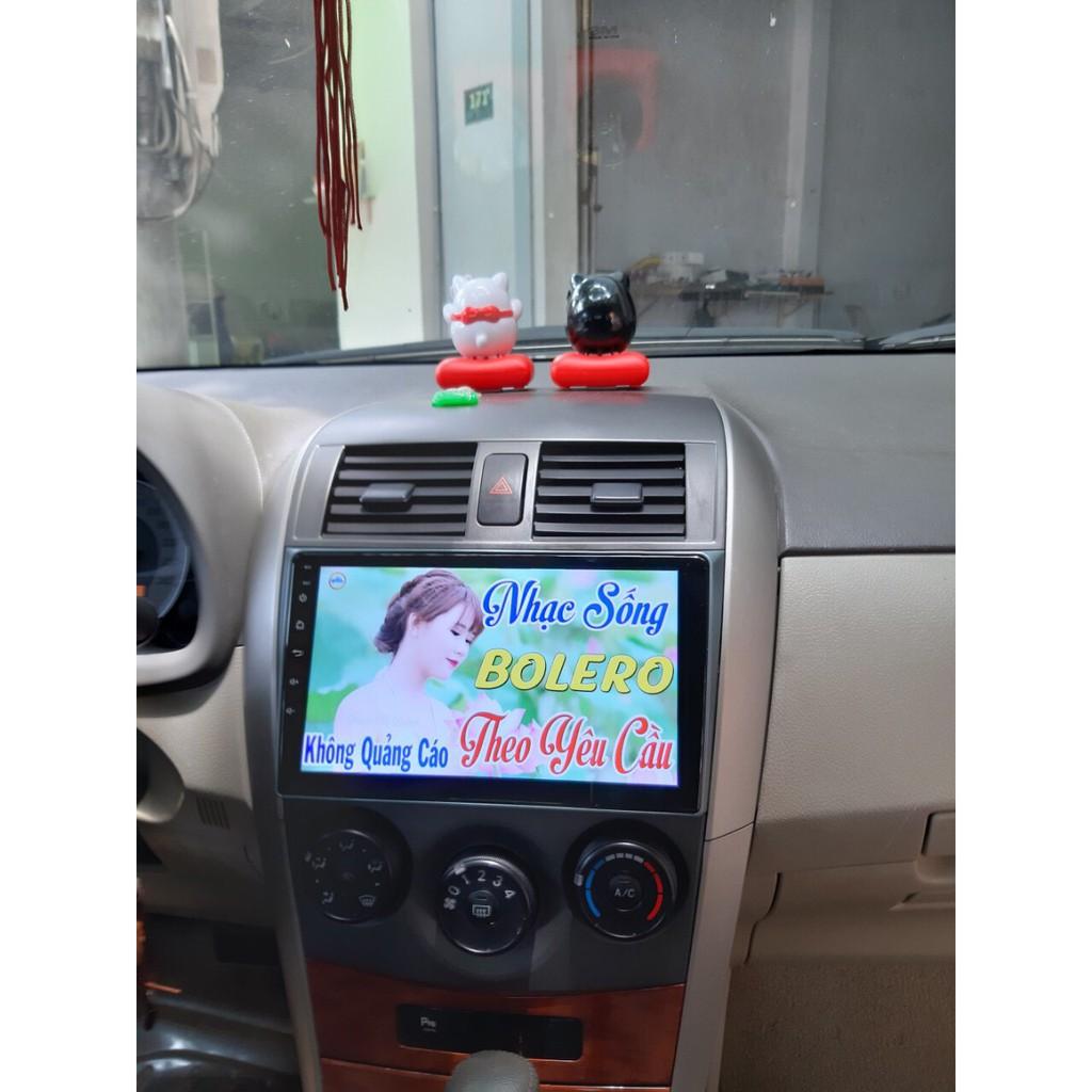 Màn Hình 9 inch Cho Xe ALTIS 2007-2013, Đầu DVD Android Tiếng Việt Kèm Mặt Dưỡng Giắc Zin Xe TOYOTA ALTIS