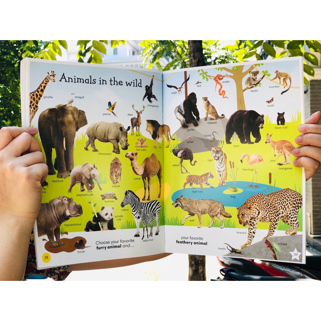 Sách 1000 usefull words Á Châu Books 1000 từ vựng Tiếng Anh cơ bản tặng kèm file nghe - Á Châu Books, bìa mềm in màu