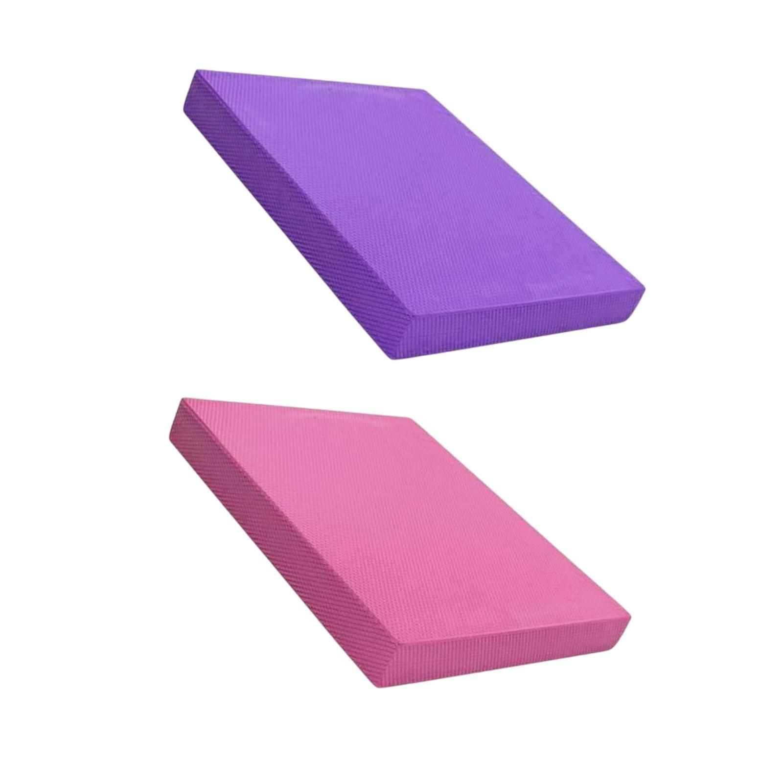 2Pack Foam Balance Cushion Knee Pad for Fitness Stability Balance Training Pilates Fitness Home Gym