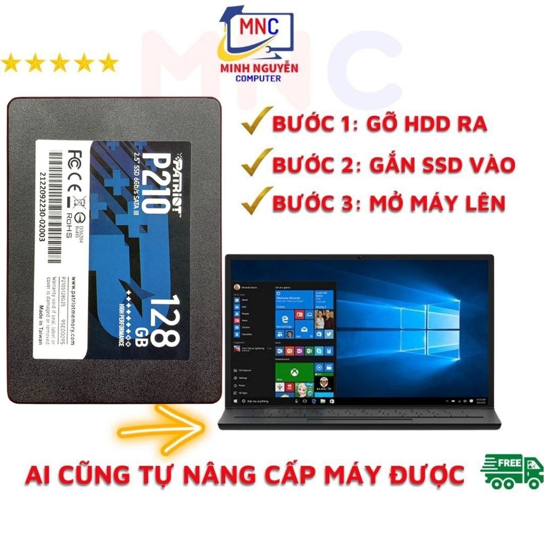 Ổ Cứng SSD 128GB, 256GB, 512GB PATRIOT P210 SATA 3 - 2.5INCH - New 100% - Hàng Chính Hãng