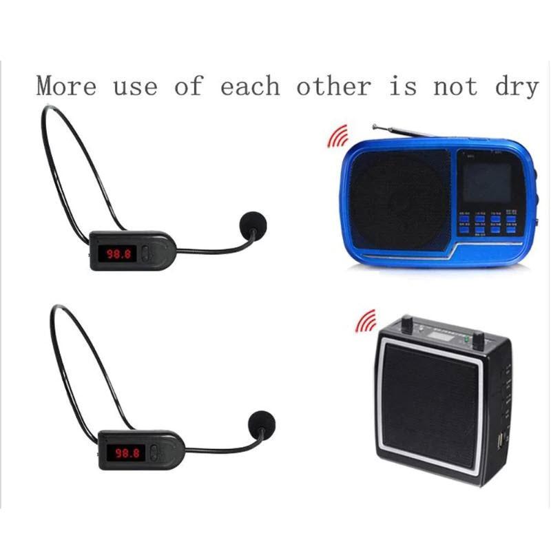 Microphone không dây gài tai FM - Dùng cho máy trợ giảng, Hướng dẫn viên, Nhân viên bán hàng- GIÁ SỐC