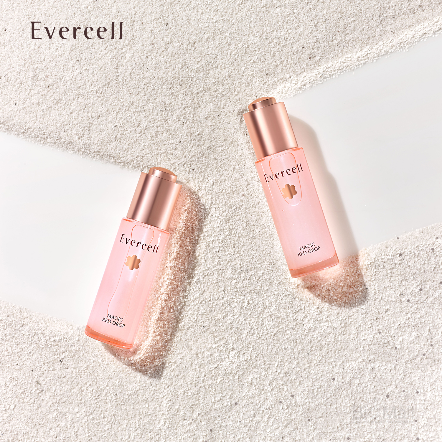 Ampoule đỏ thần kỳ Miễn dịch Phục hồi da bị Viêm mụn Nhạy cảm bị Kích ứng EVERCELL Magic Red Drop 30ml