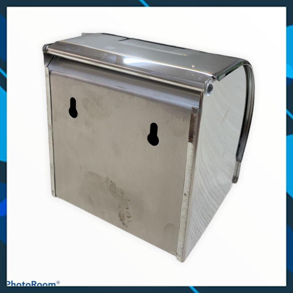 Hộp Đựng Giấy Vệ Sinh Loại Kín Che Chắn Nước Bằng Inox
